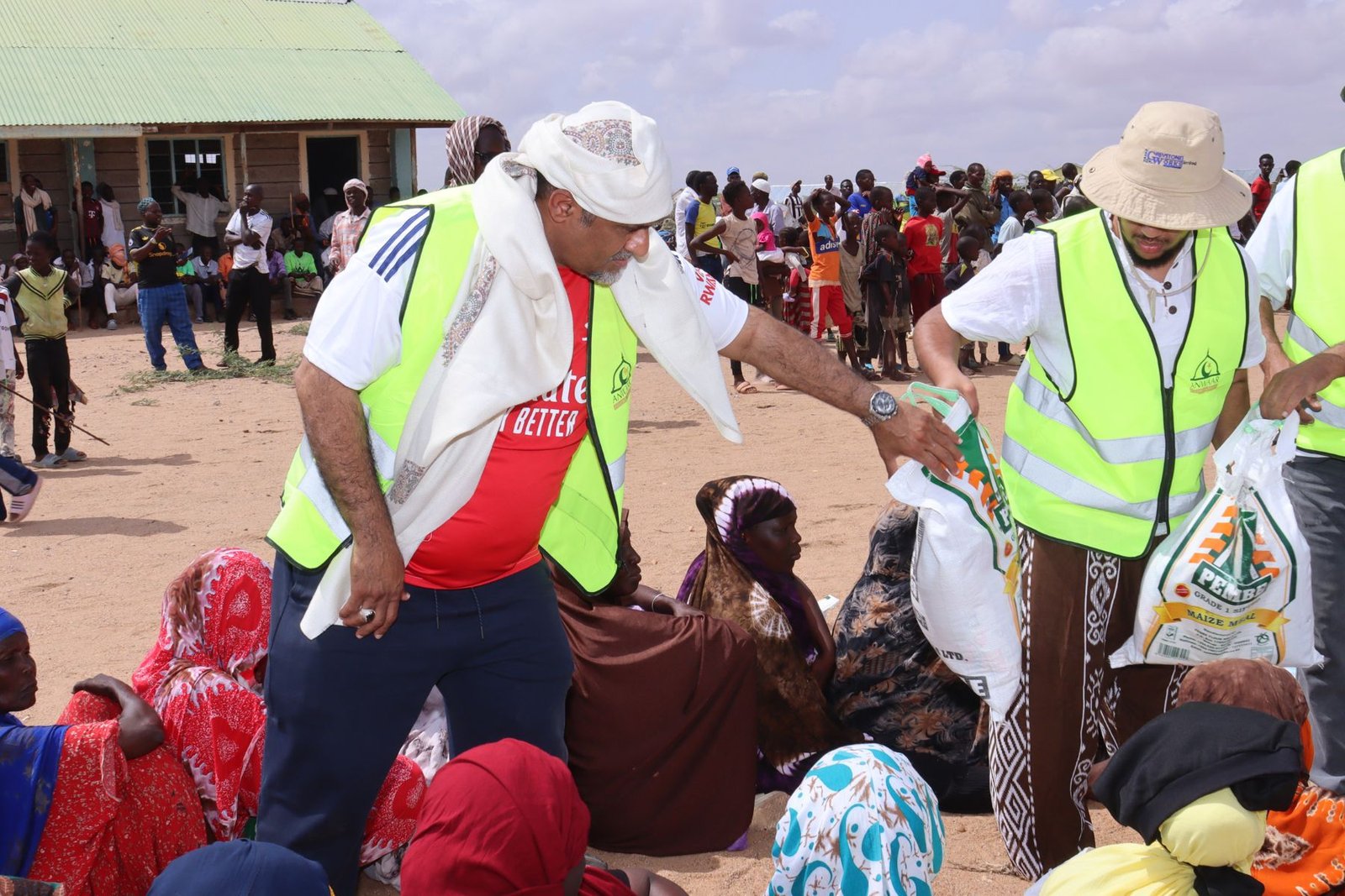 Volunteers organizing support in the community
